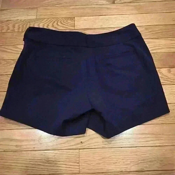 Lilly Pulitzer Women's Navy Blue Chino Shorts Size 2 Pull-On Casual Summer - Picture 8 of 11